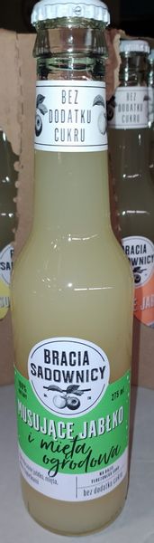 Bracia Sadownicy Musujące Jabłko i Mięta ogrodowa 275 ml zdjęcie 1