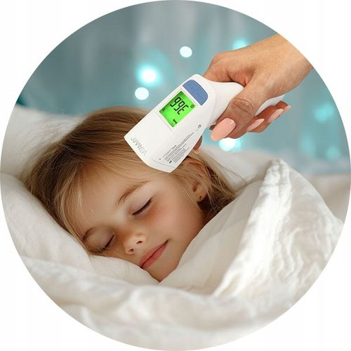 TERMOMETR BEZDOTYKOWY ELEKTRONICZNY NA PODCZERWIEŃ VITAMMY FLASH CERTYFIKAT na Arena.pl