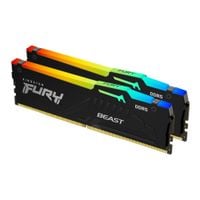 Pamięć DDR5 Kingston FURY Beast RGB 32GB (2x16GB) 5200MHz CL40 1,25V Black