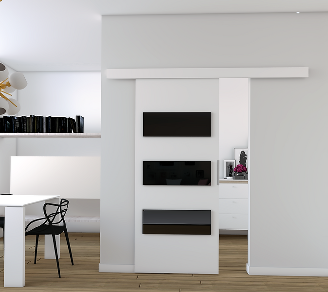 DRZWI PRZESUWNE E70 76X205cm, 4 KOLORY zdjęcie 1