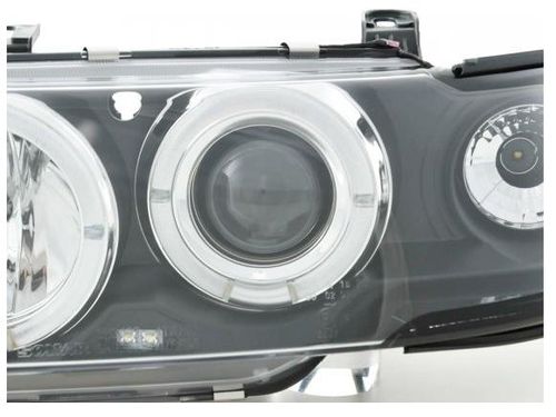 LAMPY REFLEKTORY OPEL ASTRA 1 F OD 1991 DO 1994 Roku  ANGEL EYES RINGI LED na Arena.pl