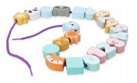 Pastelowe Koraliki do nawlekania Nauka i zabawa Zabawka dla dziecka
