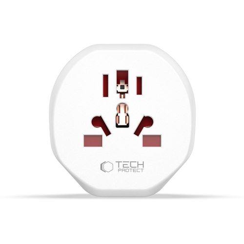 TECH-PROTECT UNIVERSAL TRAVEL ADAPTER FROM EU WHITE na Arena.pl