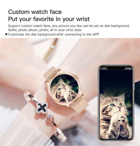 SMARTWATCH DAMSKI Rubicon RNBE66 - WŁASNE TARCZE (sr014d) na Arena.pl