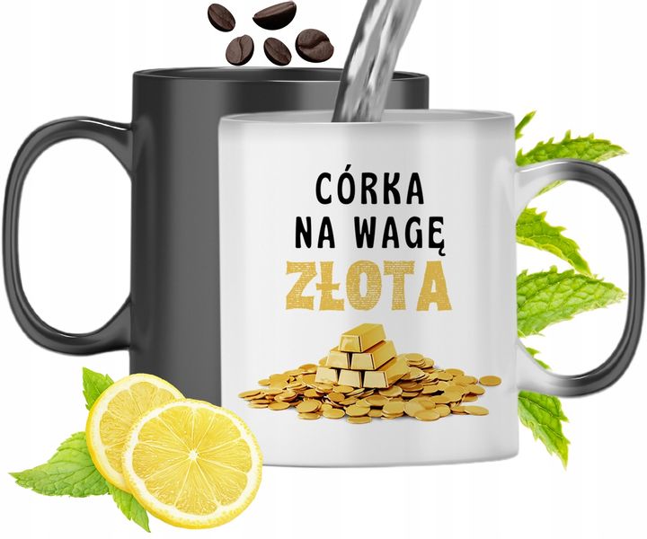 Kubek Magiczny Dla Córki Zmieniający Kolor Z Nadrukiem Ze Zdjęciem zdjęcie 1