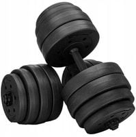 HANTLE REGULOWANE BITUMICZNE ZESTAW HANTLI DO ĆWICZEŃ OBCIĄŻENIA 2x20kg