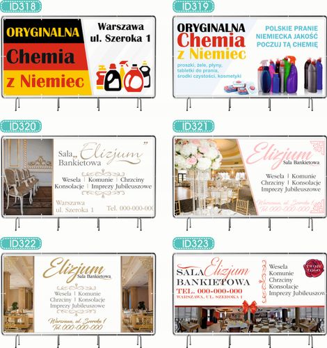 BANER REKLAMOWY 200x100 cm projekt w cenie oczkowany FIZJOTERAPIA na Arena.pl