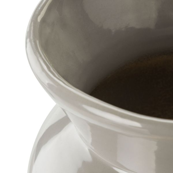 Wazon Ceramiczny Baryłka  Szary flakon zdjęcie 5