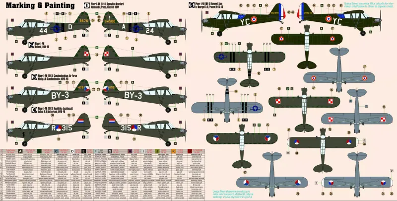 Piper L-4H CUB, E-41, 1:48 zdjęcie 2