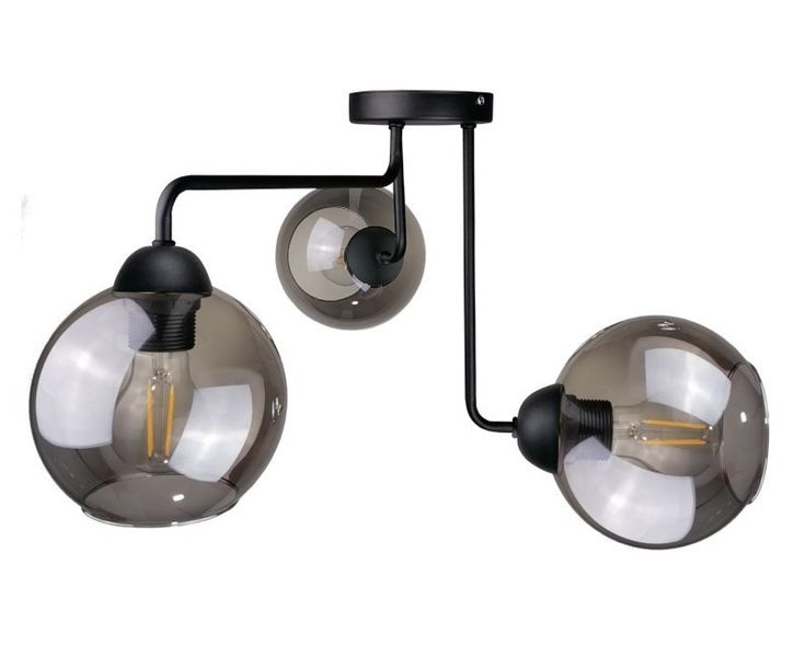 Lampa sufitowa 3xE27 COSMO BLACK zdjęcie 1