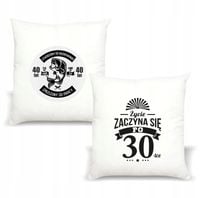 Poduszka z nadrukiem PREZENT na 30 URODZINY