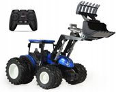 TRAKTOR ZDALNIE STEROWANY RC CIĄGNIK Z TUREM NA AKUMULATOR SKALA 1:24