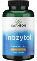 Swanson Inozytol Inositol 650mg 100kap stres