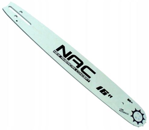 Prowadnica do piły spalinowej 1x łańcuch 0,325” 16" 40cm 66zp ORYGINAŁ NAC na Arena.pl