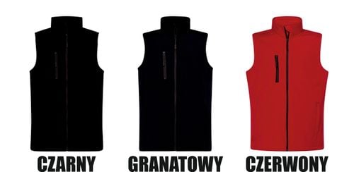 Kamizelka softshell męska TWÓJ HAFT LOGO NAPIS firmowa reklamowa 20 sztuk na Arena.pl