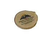 drewniany magnes pamiątka druk UV plaster brzozy 8-9 cm 20 szt