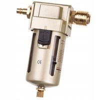 Filtr Powietrza Odwadniacz Separator Kompresora 1/2" + złączki + Teflon