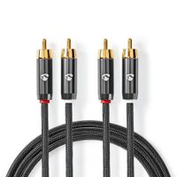 KABEL 2x RCA Male | 2x RCA Male 5m