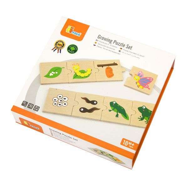VIGA Rosnacy Zestaw Puzzli zdjęcie 3