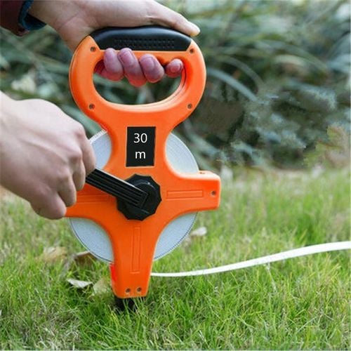 MIARA TAŚMA MIERNICZA METRÓWKA TAŚMOWA ZWIJANA MIARKA Z UCHWYTEM na Arena.pl