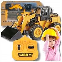 ZDALNIE STEROWANA KOPARKA NA PILOT SPYCHACZ MOCNA POJAZD MASZYNA BUDOWLANA