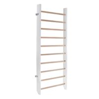 drabinka gimnastyczna klasyczna biała - drewno 200x70cm