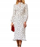 Sukienka Sosandar Petite z nadrukiem w kropki rozmiar -44