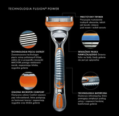 GILLETTE FUSION 5 PRO POWER maszynka do golenia