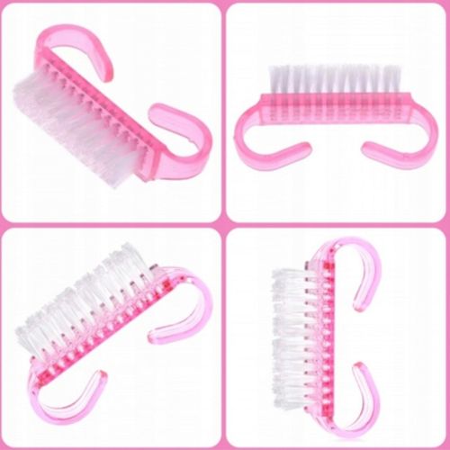 100x SZCZOTECZKA RÓŻOWA DO MANICURE DO USUWANIA PYŁU DO PAZNOKCI na Arena.pl