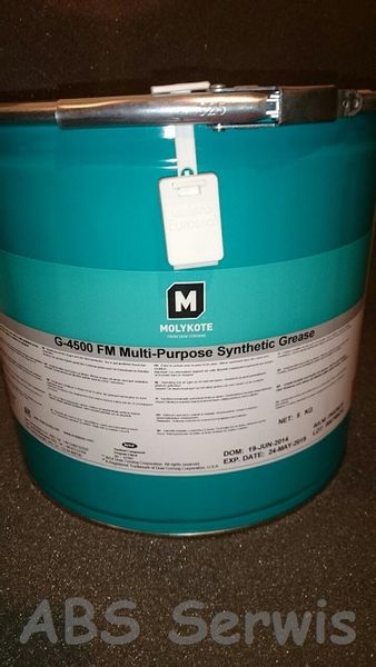 Molykote G-4500 5kg biały smar spożywczy zdjęcie 1