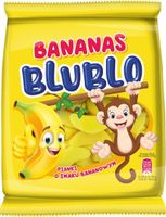 Blublo Żelki pianki bananki 80 g x 20 sztuk