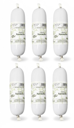 6x100g Kiełbaska z królikiem i bobem  monobiałkowy przysmak dla psa na Arena.pl