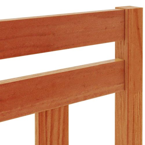 Wezgłowie do łóżka, woskowy brąz, 100 cm, lite drewno sosnowe na Arena.pl