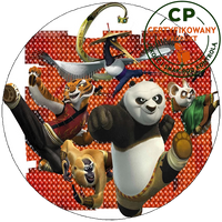 Opłatek na tort Kung fu Panda