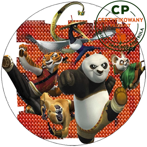 Opłatek na tort Kung fu Panda na Arena.pl