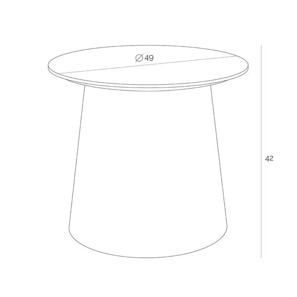 Stolik Ethos naturalny/ biały zdjęcie 6