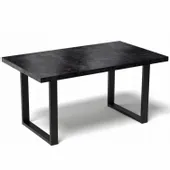 STÓŁ DO KUCHNI JADALNI SALONU LOFTOWY METALOWE NOGI 120x60CM BETON CIEMNY