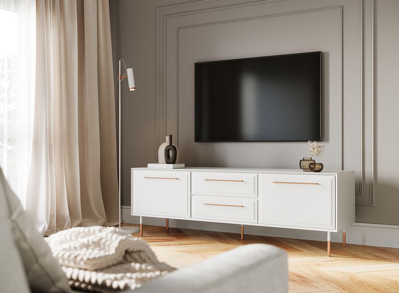 WITRYNA BIAŁA SOSNOWA 195x90 ROSA BIANCA zdjęcie 8