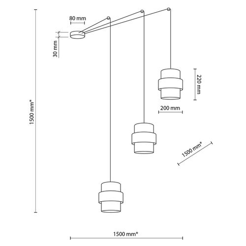 lampa wisząca calisto black 5976 tk lighting na Arena.pl