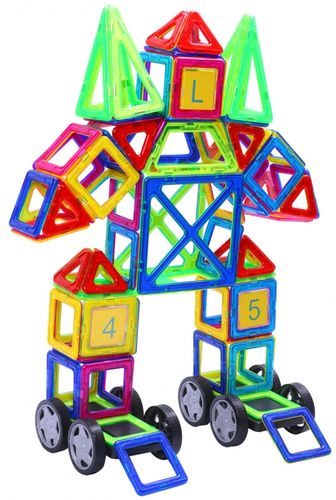 Kolorowe klocki magnetyczne MAGICAL MAGNET 71 SZT. #E1 na Arena.pl