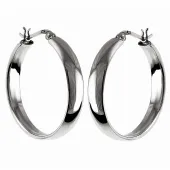 ELEGANCKIE KLASYCZNE SREBRNE KOLCZYKI KOŁA KÓŁKA KÓŁECZKA 2.5CM RYNIENKI