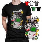 KOSZULKA T-SHIRT MĘSKI WZORY WYBÓR - GRY NINTENDO GAMES PREZENT - S