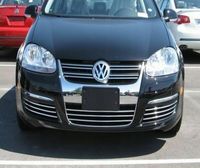05-10 VW VOLKSWAGEN JETTA - LIstwy chrom grill chromowane na atra