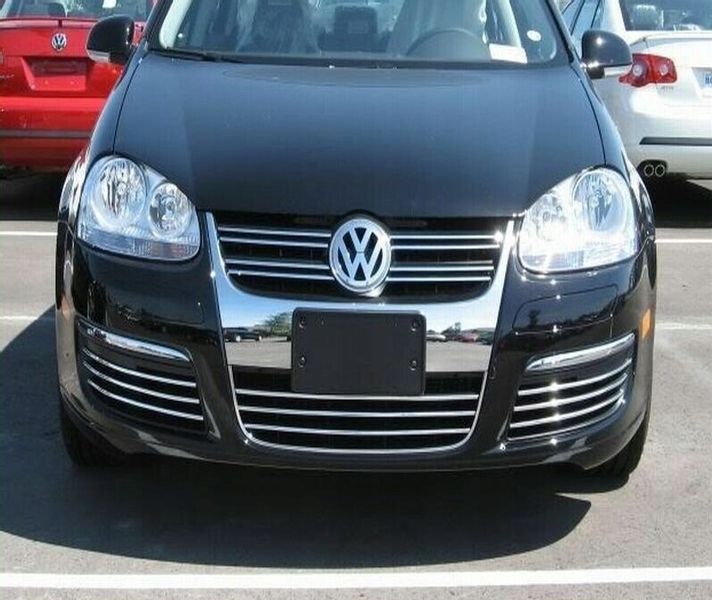 05-10 VW VOLKSWAGEN JETTA - LIstwy chrom grill chromowane na atra zdjęcie 1