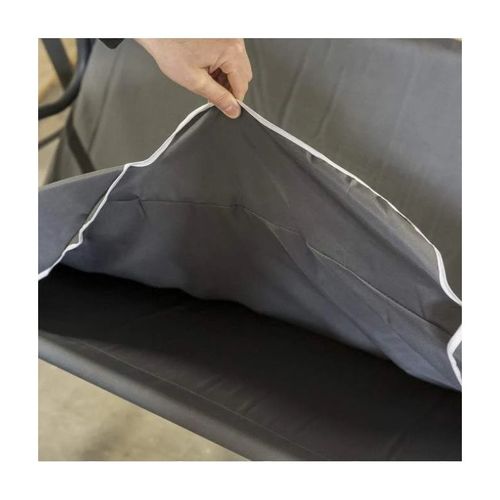 huśtawka ogrodowa 3-osobowa z baldachimem i 2 poduszkami, grafitowa ho01 na Arena.pl