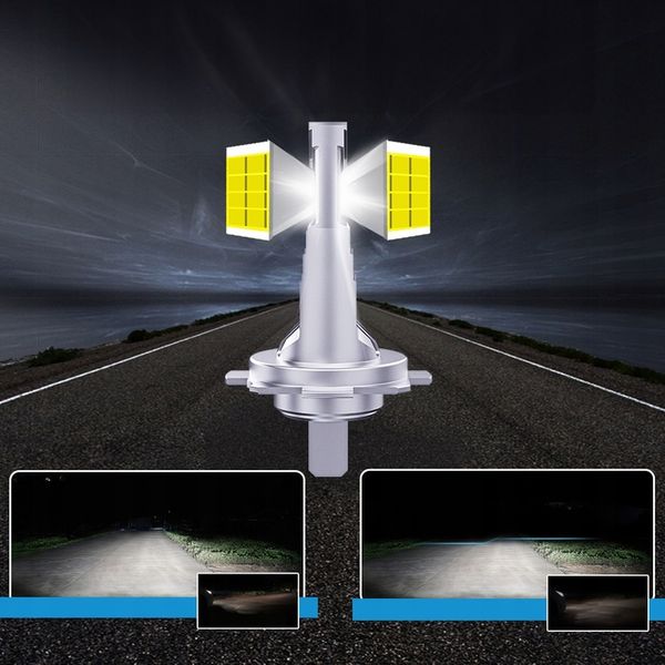 ŻARÓWKI LED H4 RETROFITY 1 do 1 5500K SUPER WHITE zdjęcie 7