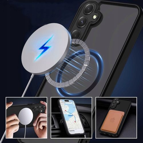 Etui do MagSafe Matowe + SZKŁO hartowane do SAMSUNG S24 na Arena.pl