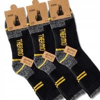 SKARPETY WEŁNIANE męskie skarpetki BEZUCISKOWE TERMICZNE NATURALNE z