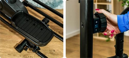 Trenażer eliptyczny 110kg rower magnetyczny orbi-trek solidny stacjonarny na Arena.pl