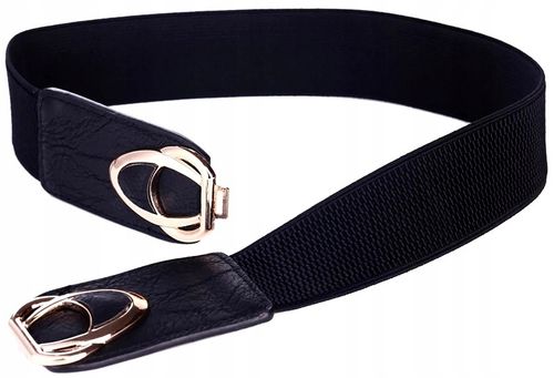 Złoty Elastyczny Modny Pasek Do Sukienki Damski na Arena.pl